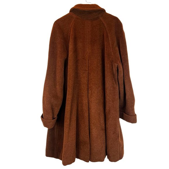 Authentic Vintage Burberrys of London Alpaca Wool Swing Coat Woman's Size 12 - Picture 2 of 16